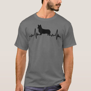 Camiseta Corgi Dog Heartbeat Corgi Dad -342