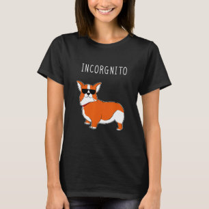 Camiseta Corgi Dog Incognito Pun