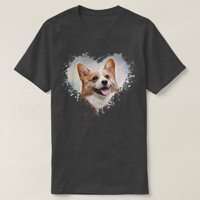Camiseta Corgi Dog Lover (Diseño del anverso)