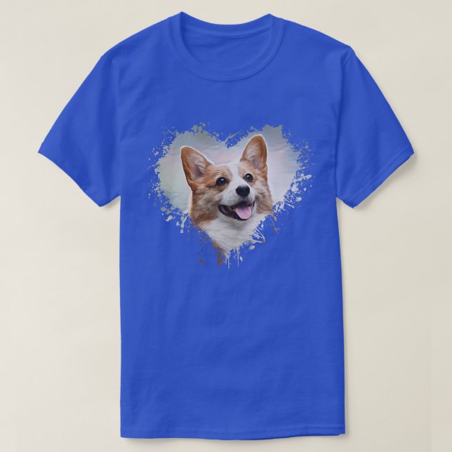 Camiseta Corgi Dog Lover-386 (Diseño del anverso)