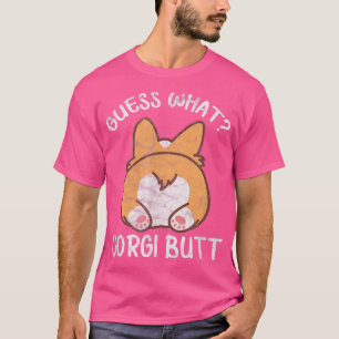 Camiseta Corgi Dog Lover Adivina Lo Que Corgi Butt Está Mol