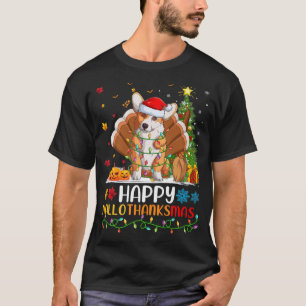 Camiseta Corgi Dog Lover Funny Happy Corgi Hellothanksmas-3