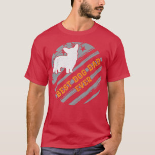 Camiseta Corgi Dog Lover Vintage Tshirts Best Dog Dad Ever-