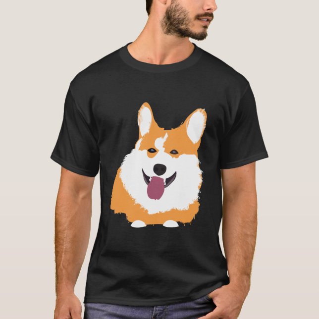 Camiseta Corgi Dog Mascota Animal (Anverso)