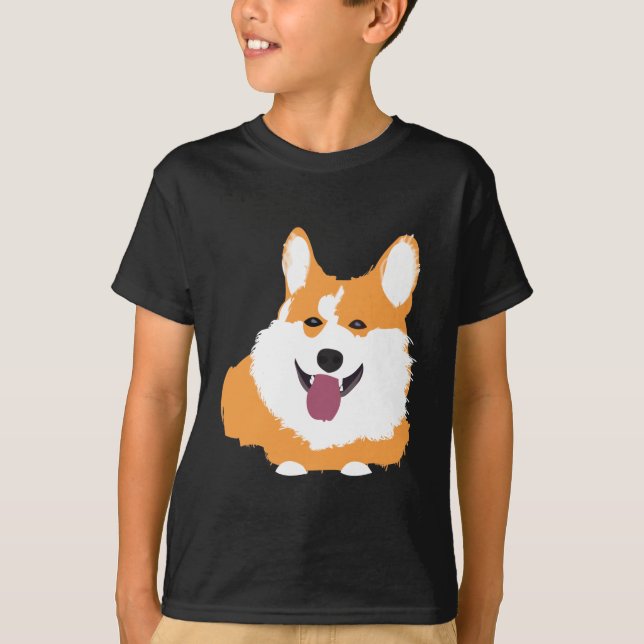 Camiseta Corgi Dog Mascota Animal Kids (Anverso)