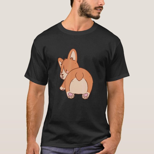Camiseta Corgi Dog Mascota Paws (Anverso)