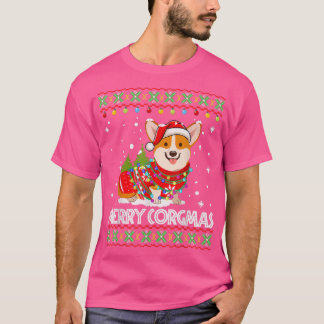Camiseta Corgi Dog Merry Corgmas Santa Corgi Navidades feos