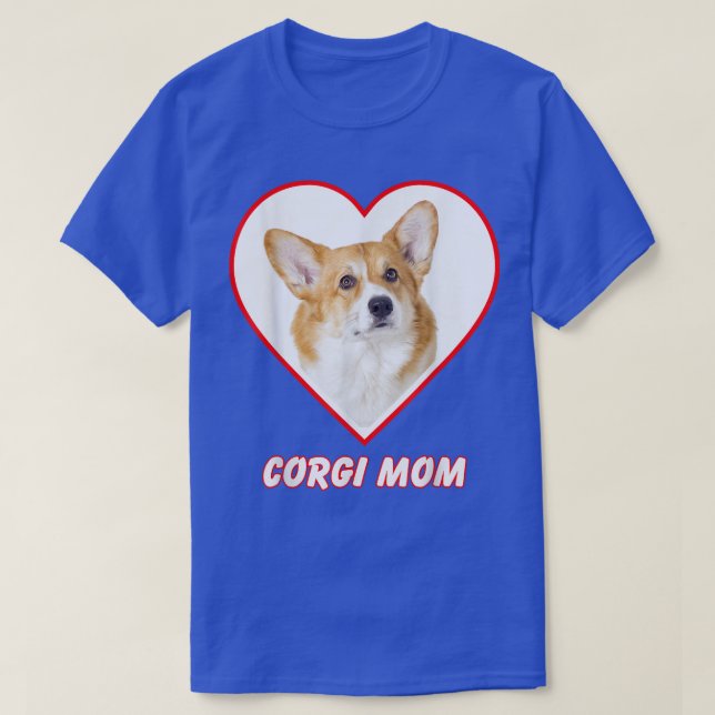 Camiseta Corgi Dog Mom (Diseño del anverso)