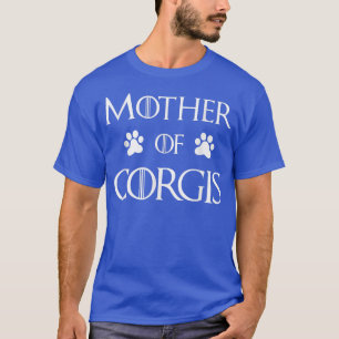 Camiseta Corgi Dog Mom Mother of Corgis