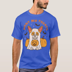 Camiseta Corgi Dog Quiero Mi Trato Feliz Coste De Bote De H