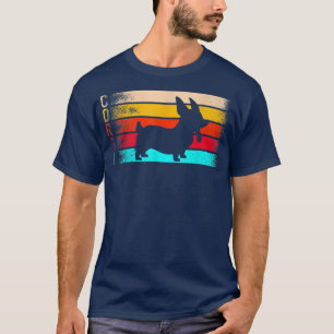 Camiseta Corgi Dog Retro Cute Mascota Animal Lover