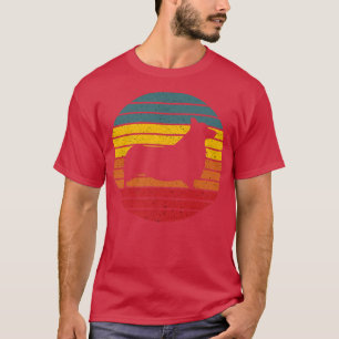 Camiseta Corgi Dog Retro Vintage 60s 70s Loves Funny Design