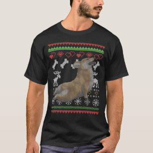 Camiseta Corgi Dog Santa Claus Navidades feos patrón X Mas