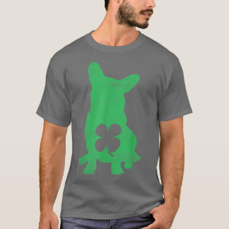 Camiseta Corgi Dog Shamrock St 
