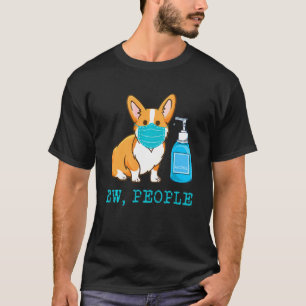 Camiseta Corgi Dog Usa Máscara De Cara Ew People Dog