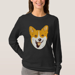 Camiseta Corgi Dogs Face Puppy Mascota Dueño Perro