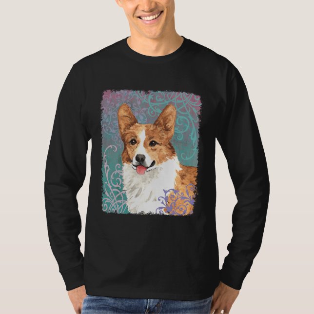 Camiseta Corgi elegante Galés del Pembroke (Anverso)