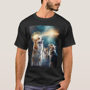 Camiseta Corgi En El Espacio Con Donuts Cute Corgi Niños Ch