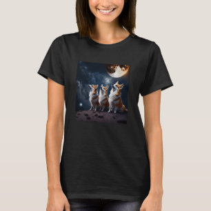 Camiseta Corgi En El Espacio Con Donuts Cute Corgi Niños Ch