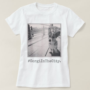 Camiseta Corgi en la ciudad