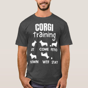 Camiseta Corgi Entrenamiento Corgi Trucos de perro