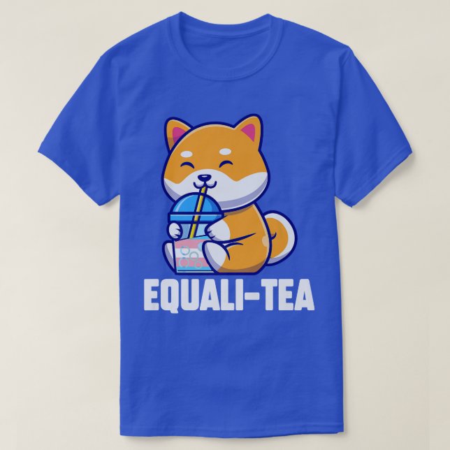 Camiseta Corgi Equalitea Transgender Corgi Equa (Diseño del anverso)