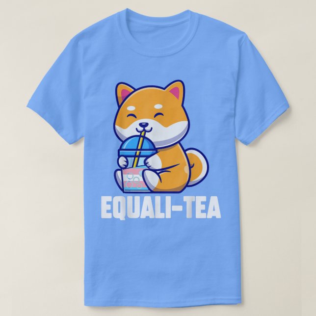 Camiseta corgi equalitea transgénero corgi equa (Diseño del anverso)