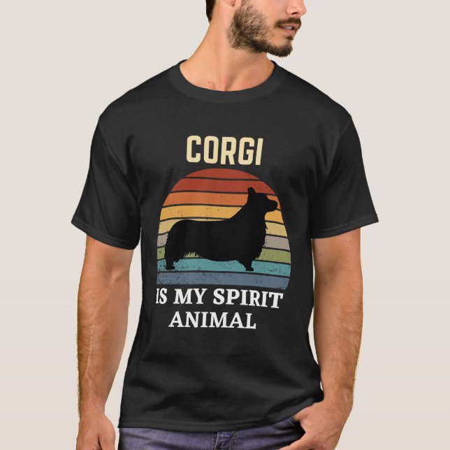 Camiseta Corgi Es Mi Corgi Animal De Espíritu (Anverso)