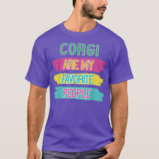Camiseta Corgi Es Mi Gente Favorita Diciendo Honestos Corgi