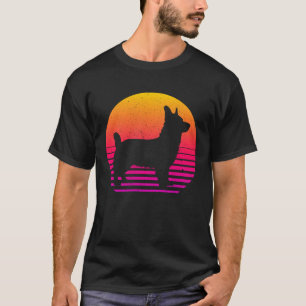 Camiseta Corgi estilo retro vintage de los 80