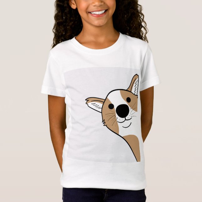 Camiseta Corgi Face (Anverso)