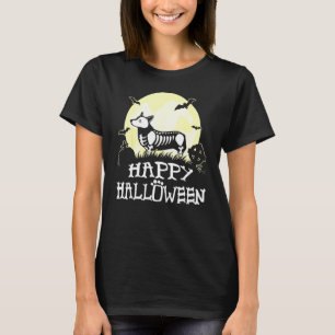 Camiseta Corgi Feliz Halloween Linda Momia Calabaza