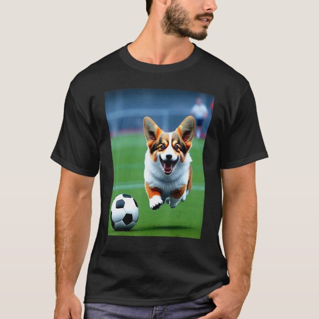 Camiseta Corgi Futbolero (Anverso)
