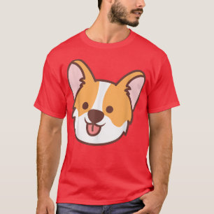 Camiseta Corgi galés cara Personalizado kawaii perro animal
