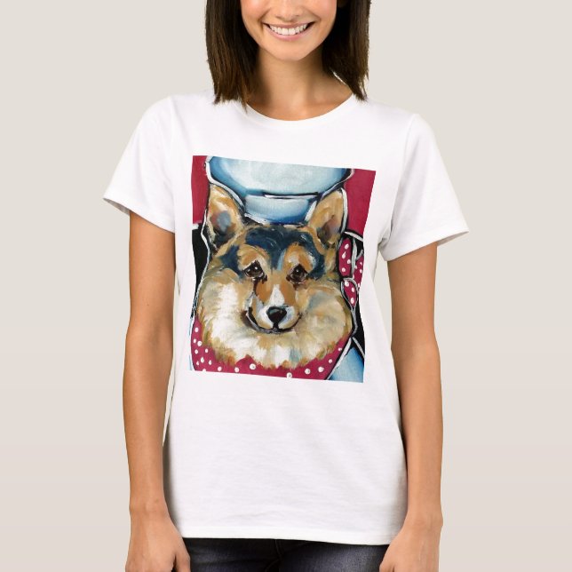 Camiseta Corgi Galés Cardigan (Anverso)