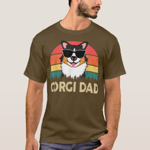 Camiseta Corgi galés DadCute regalos de corgi tricolor p