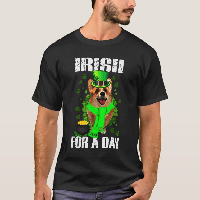 Camiseta Corgi galés de un día (Anverso)