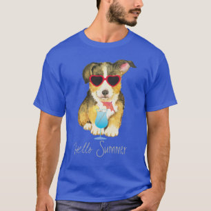 Camiseta Corgi Galés del Pembroke del verano