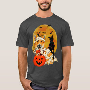 Camiseta Corgi galés Mummy Halloween Funny Corgi Halloween