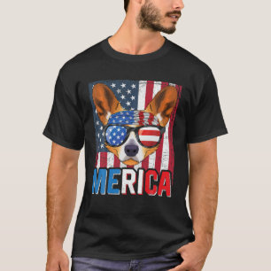 Camiseta Corgi Galés Pembroke Merica 4 De Julio Perro Ameri