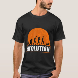 Camiseta Corgi galés perro papá evolución humana