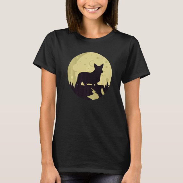 Camiseta Corgi galés perro retro 33 (Anverso)