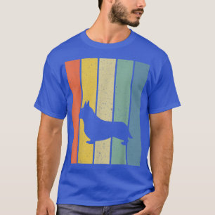 Camiseta Corgi galés Perro Vintage Retro 70 Corgi Lover de