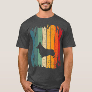 Camiseta Corgi galés Perro Vintage Retro 70 Corgi Lover de 