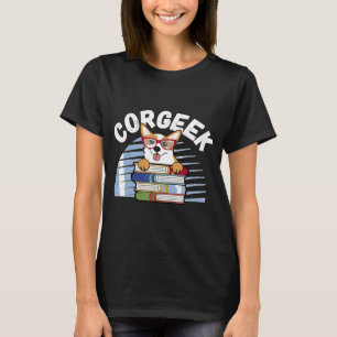 Camiseta Corgi Geek Corgeek Book