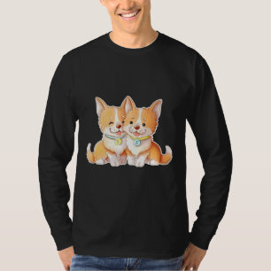 Camiseta Corgi Gemini Mascota de galés animal dueño de Keep