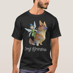 Camiseta Corgi Grandma Pembroke Welsh Corgi y Fairy Retro D