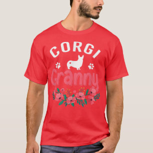 Camiseta Corgi Granny Dog Gifts Women Dog Pet Lover Dueño C