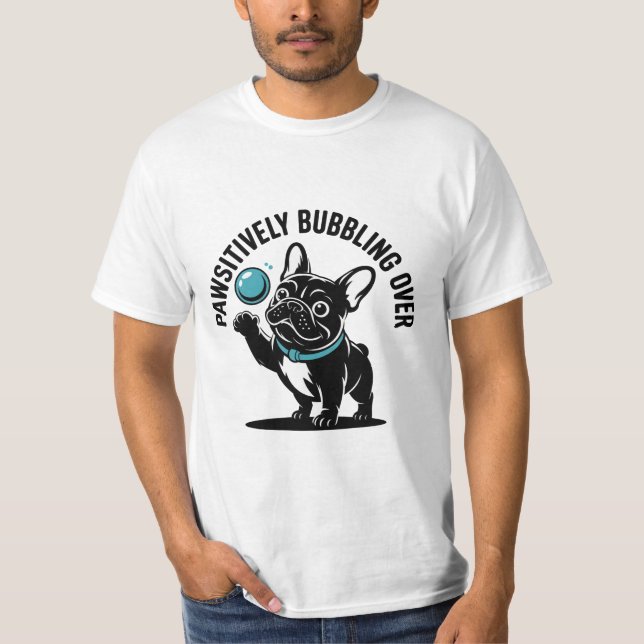 Camiseta "Corgi Grumpy en Tee de Hojas" (Anverso)