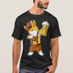 Camiseta Corgi haciendo Dabbing T Oktoberfest Lederhosen Ho